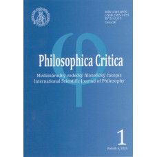 Philosophica Critica 1/2020